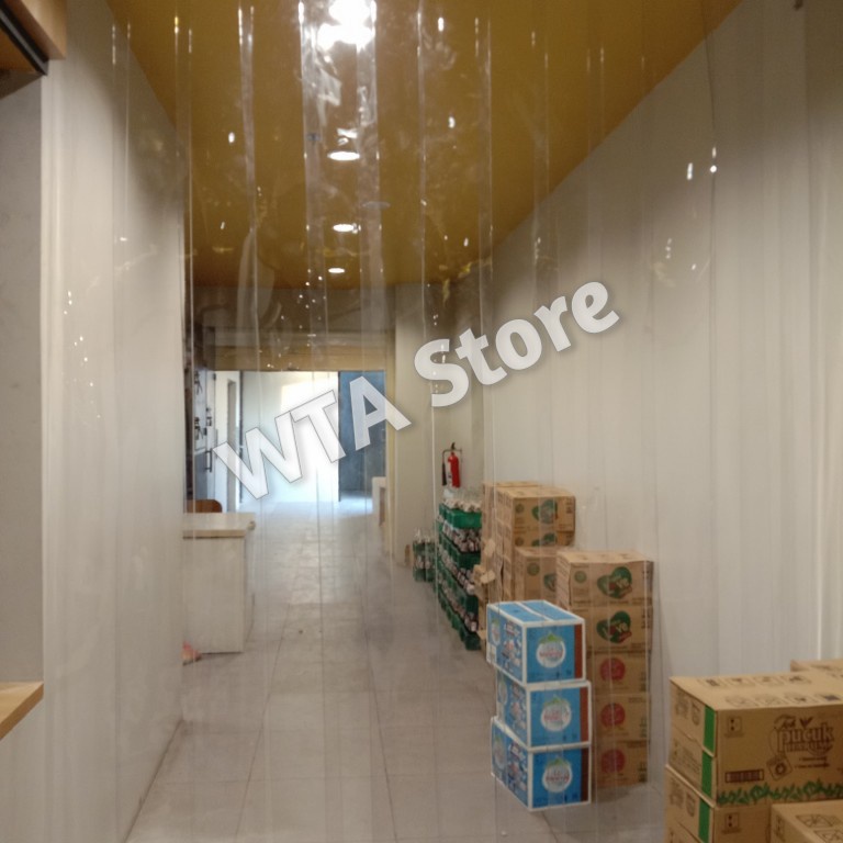 TIRAI PVC STRIP CURTAIN TIRAI PLASTIK CURTAIN Lengkap BRACKET HANGER