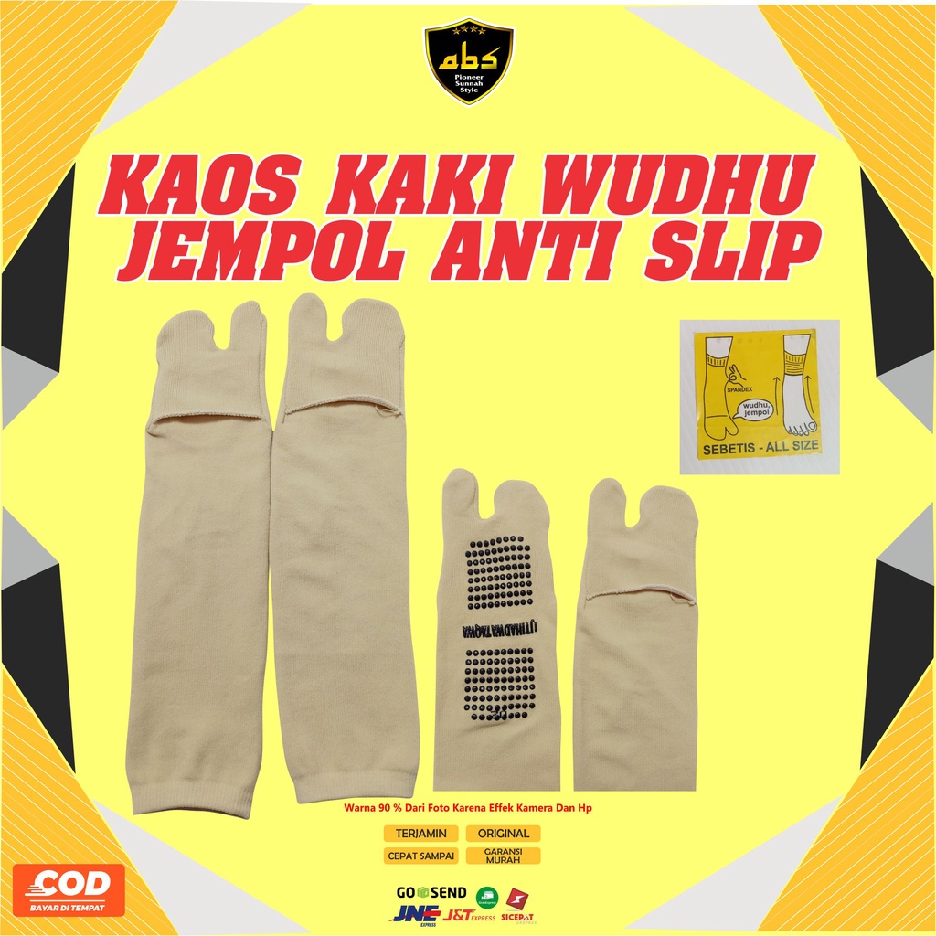 Kaos Kaki Wudhu Jempol Anti Slip Ijtihad Kaos Kaki Wanita Perlengkapan Haji Umroh Kaos Kaki Perempuan Muslimah