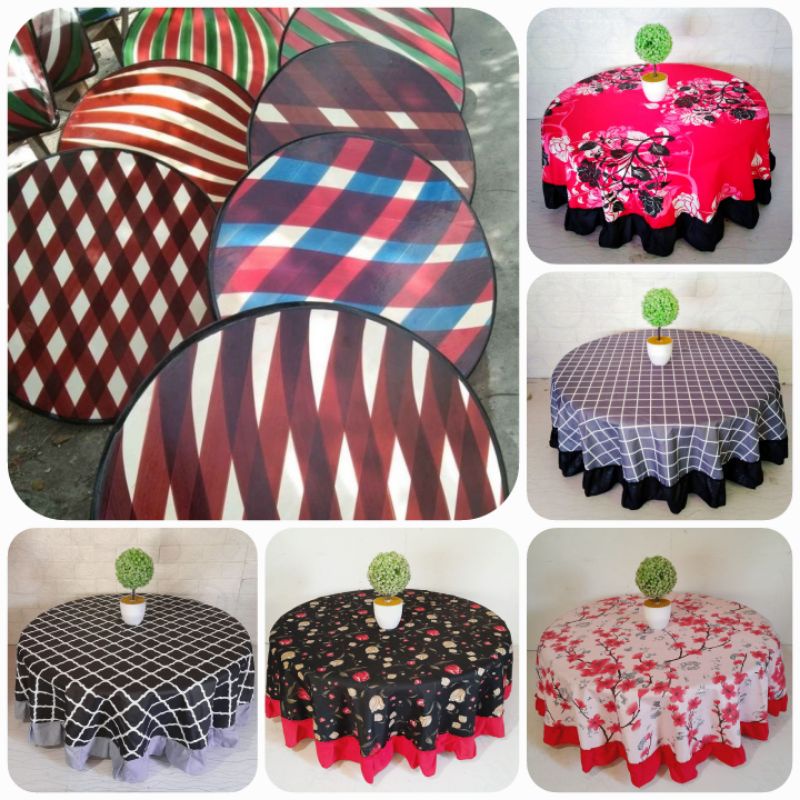 Alas Meja Oshin Alas Meja Bulat Alas Meja Lantai Taplak Meja Lesehan Bulat