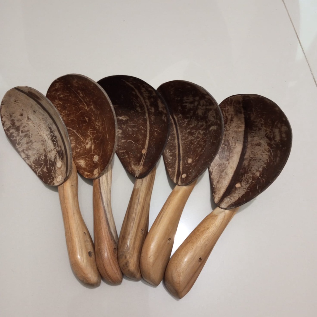 CENTONG NASI BATOK KELAPA / centong batok tahan lama / centong nasi tempurung batok kelapa / sendok 