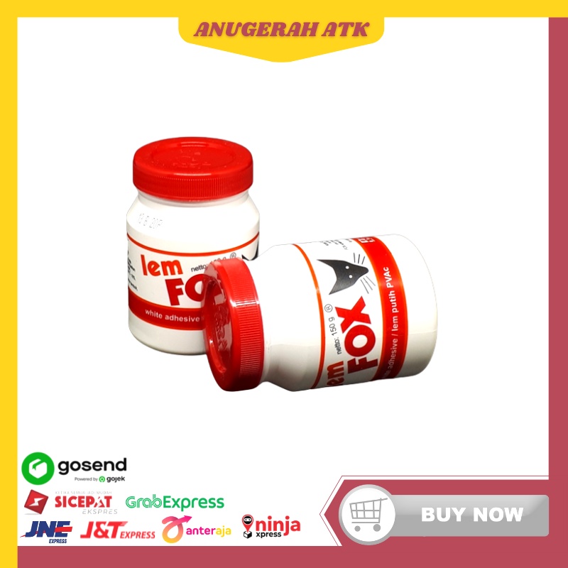 

Lem Fox 150 Gram Lem Kayu, Kertas, dll