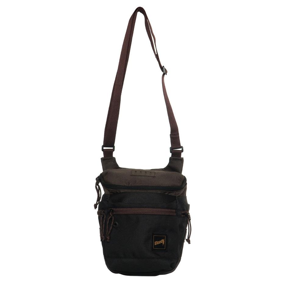 SALE Bloods Series Slingbag Tas Selempang Venturoz 04 Black Brown