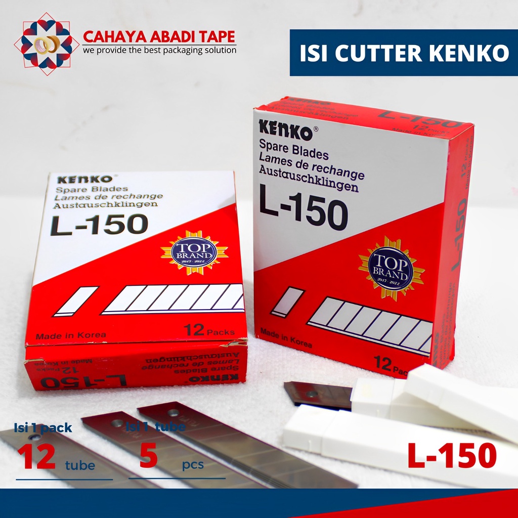 

ISI CUTTER KENKO L-150 PER PACK