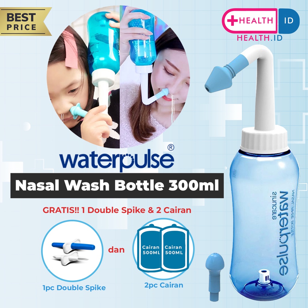 Paket Botol Cuci Hidung/ Nasal Wash Botle !!PROMO TERMURAH !! FREE 2CAIRAN