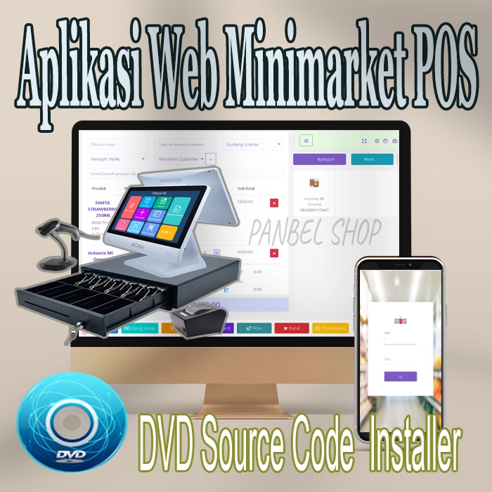 Aplikasi Web Penjualan Kasir +POS Lengkap (Source Code)