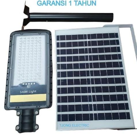 Lampu Jalan Tenaga Surya 80 Watt 80W Two In One Solar Cell Panel 80Wat