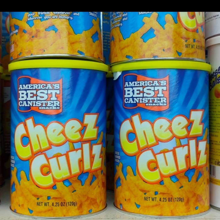 

america's best canister cheese curls 120gr