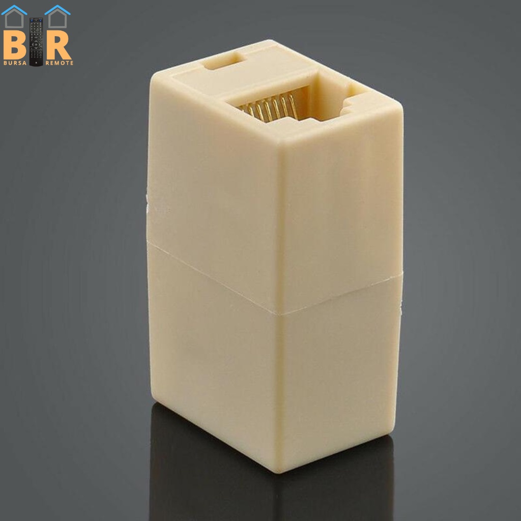 Barel Connector RJ45 Coupler Female To Female Barrel Sambungan Jaringan Lan Ethernet Extention