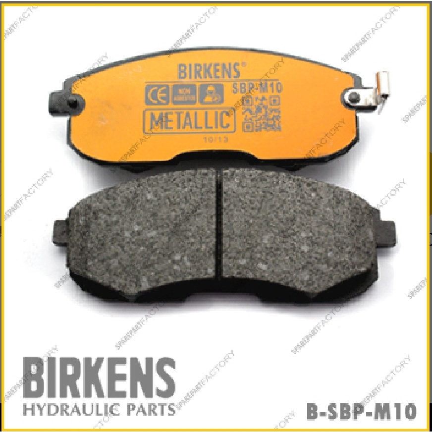 BIRKENS BRAKE PAD - KAMPAS REM DEPAN X-OVER / SX4 / S-CROSS / JUKE