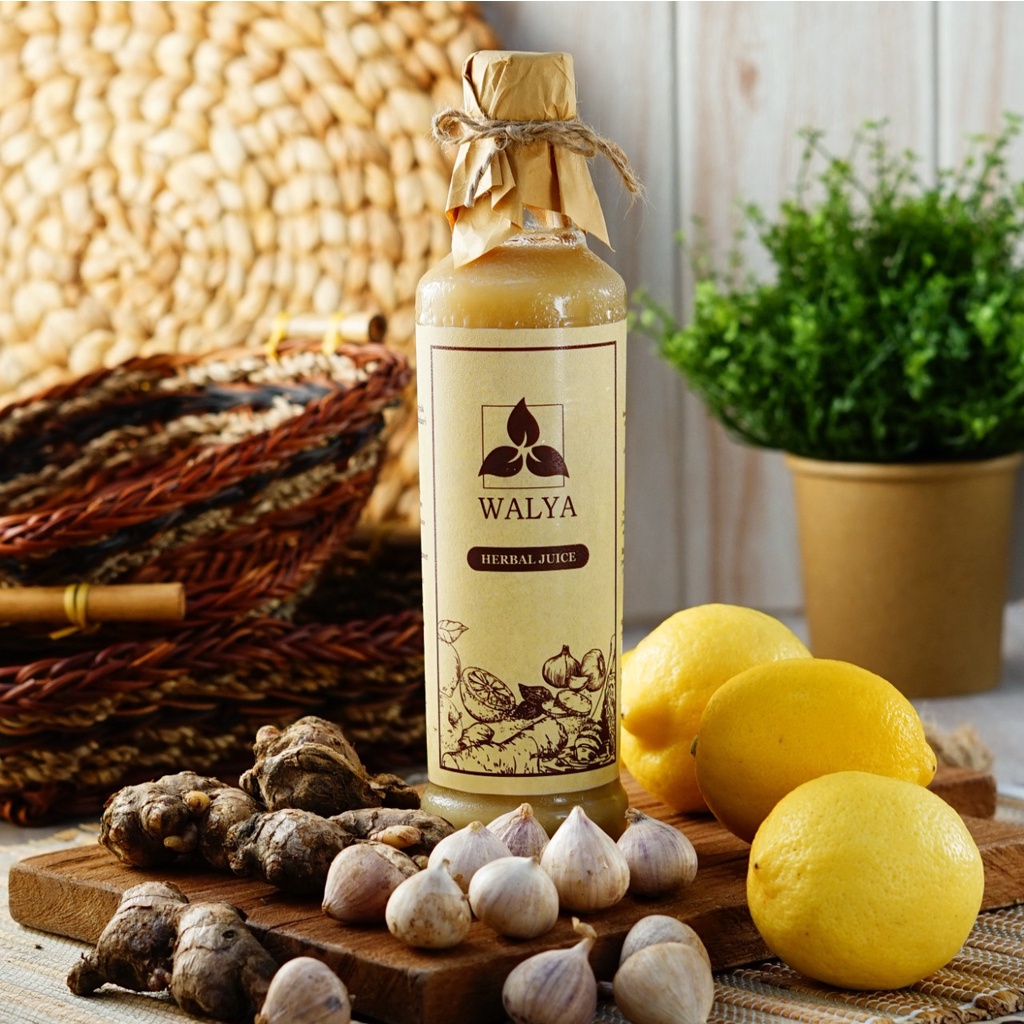 

jus bawang putih tunggal jahe merah madu hutan lemon cuka apel 700 ml