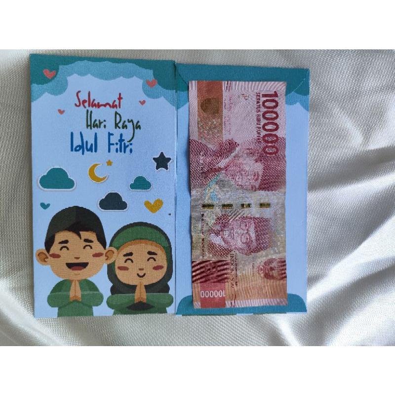 

Amplop Lebaran / Thr Premium Kaligrafi Tinta Emas 3D Isi 10 Lembar Berkualitas Best Seller
