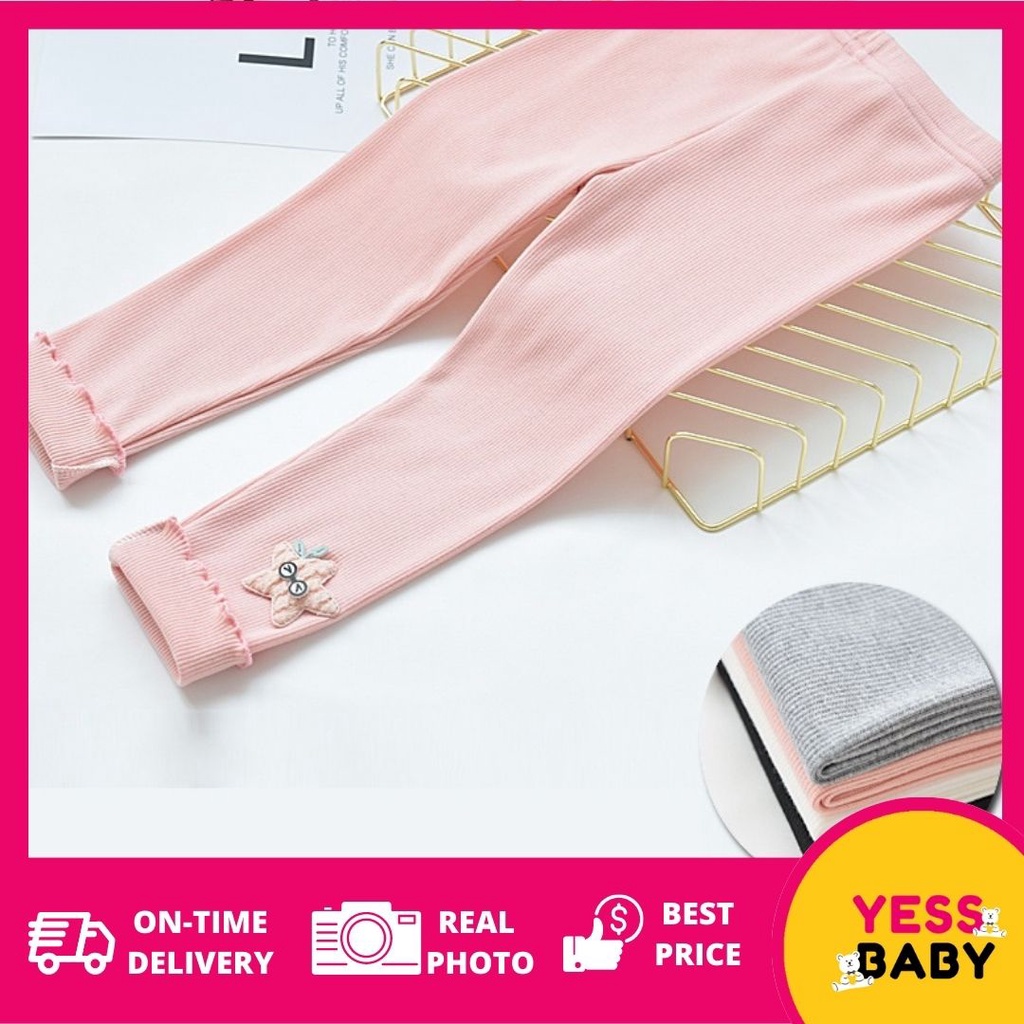 YESSBABY LEGGING SMILESTAR anak perempuan 1-6 tahun bahan lembut original import