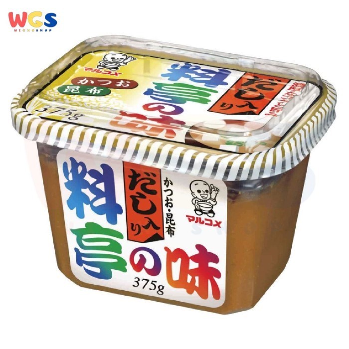 

Marukome Ryotei No Aji Miso Paste With Dashi 375 gr - Miso Soup