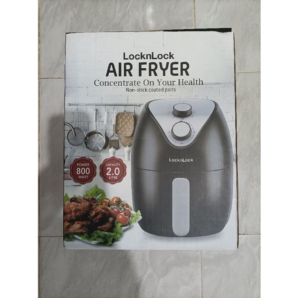 LocknLock Air Fryer Kapasitas 2 Liter Black Series Original