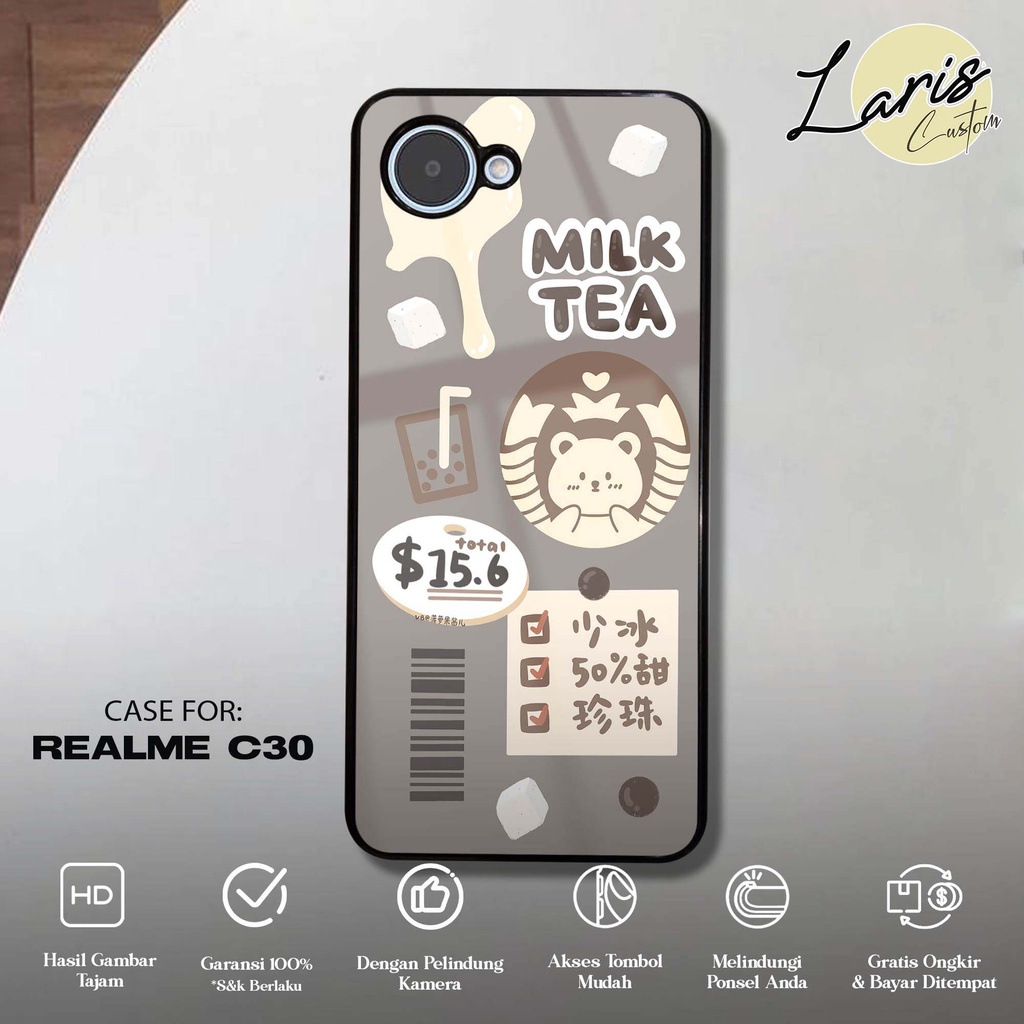 Case Realme C30 C1 C2 C3 C25 C25S C12 Hp Realme C30 C1 C2 C3 C25 C25S C12 Laris Custom [ Starbucks ]