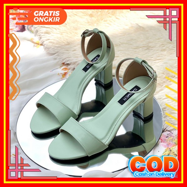 Sepatu Haihil Hils Hak Tinggi Pesta Kerja Wanita Murah Import Kekinian Haihils Ibu Ibu Sandal Kondan