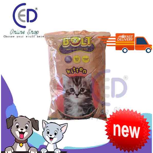 MAKANAN KUCING BOLT TUNA SALMON &amp; KITTEN SALMON 800GR