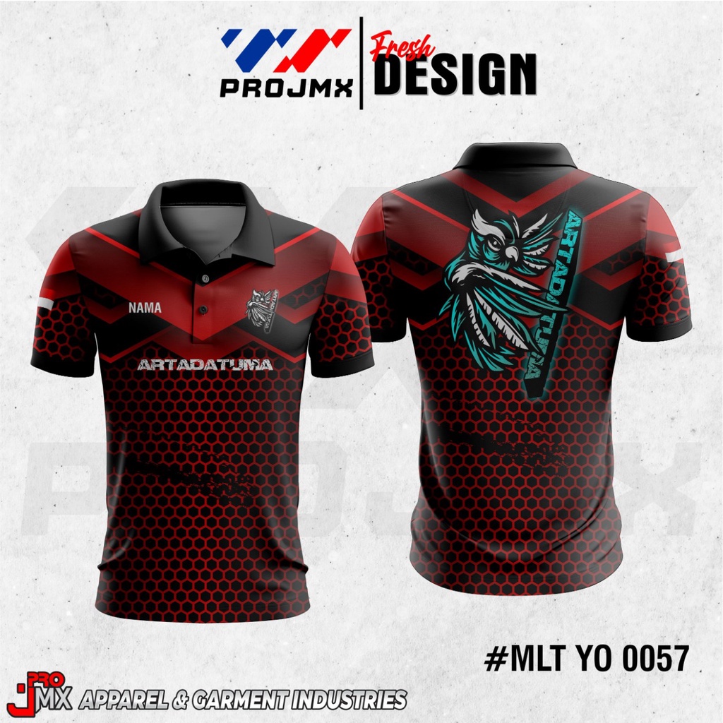 KAOS JERSEY MILITER LENGAN PENDEK / LETTING ARTADATUMA