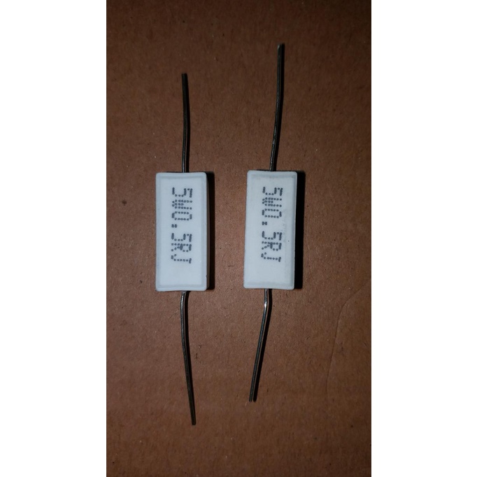 resistor kapur 0,5 ohm 5 watt / 0R5 5watt / 0.5ohm 5 watt berkualitas muri33l Kualitas Baik