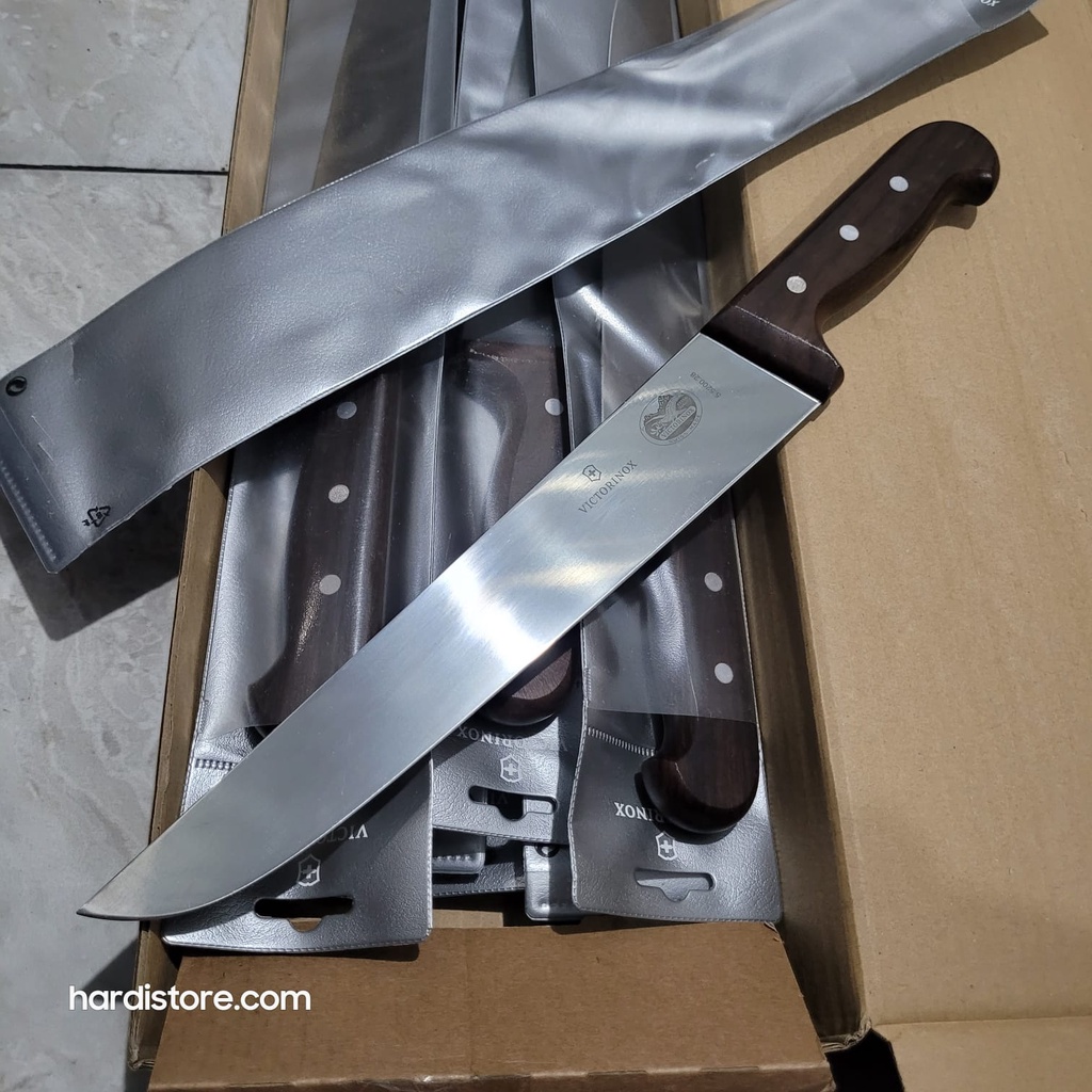 VICTORINOX Butcher Knife  28 cm Pisau Sembelih 5.5200.28 Wood Handle Original Swiss
