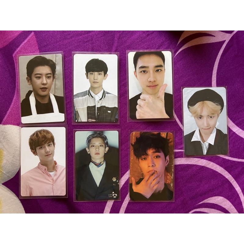 Take all chanyeol photocard apm, power up, dome cahsbee dll