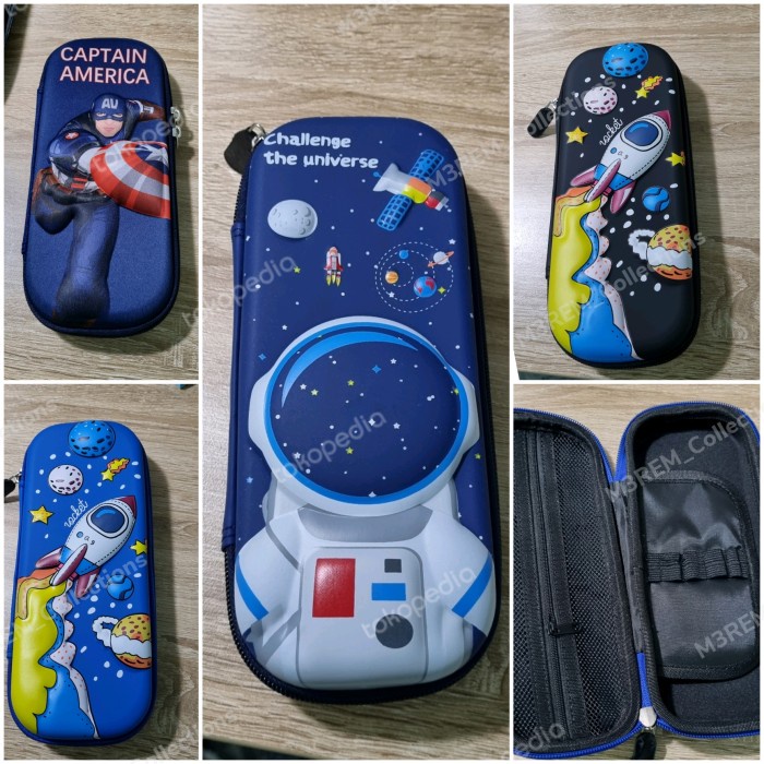 

Tempat Pensil Anak Hard Case Bonus Pulpen Gel/Pensil Bensia