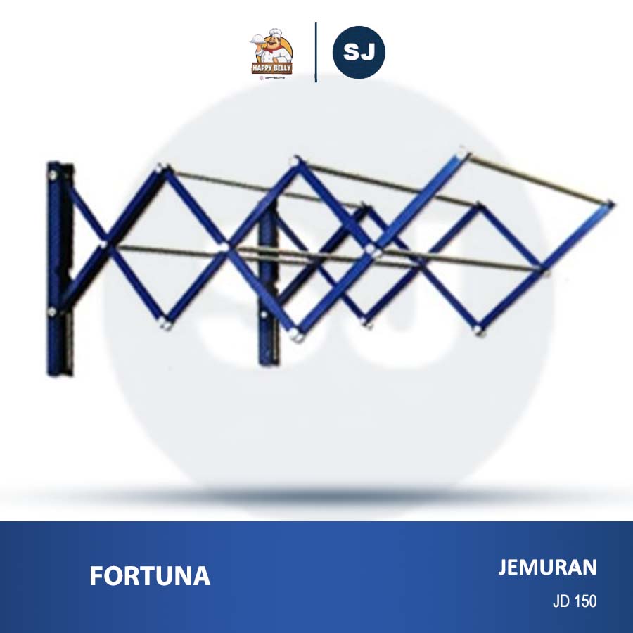 JEMURAN GANTUNGAN DINDING LIPAT BAJU HANDUK SERBAGUNA FORTUNA JD 150