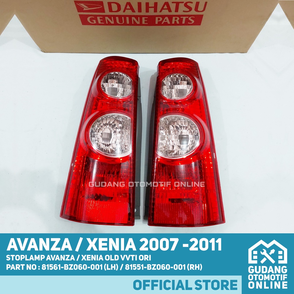 STOPLAMP KANAN KIRI LAMPU BELAKANG AVANZA XENIA VVTI 2007 2008 2009 2010 2011 ORI - 81561-BZ060-001 