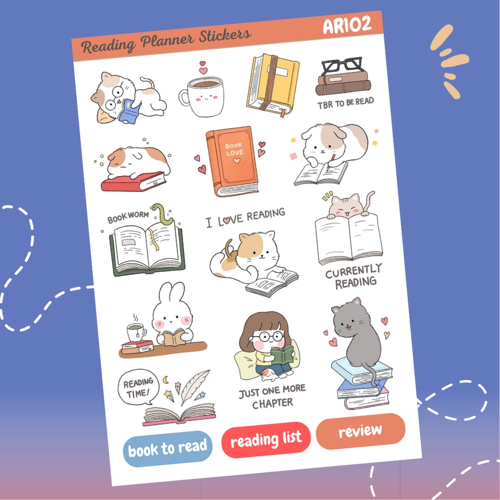 

[DOKI] Stiker Dekorasi Lucu / Sticker Journal / Stiker Aesthetic Memo Sticky Notes Journal Scrapbook Planner - AR102