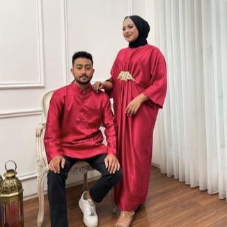 COUPLE084#BUSUI FRIENDLY/KAFTAN+KURTA/FASHION MUSLIM