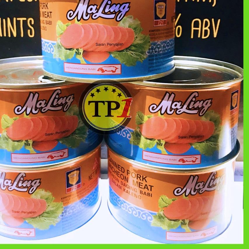 

☟ Maling TTS 397gr Luncheon Pork Meat Ma Ling / Ham Daging Babi Maling NON HALAL ☑