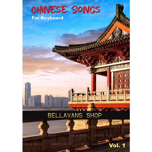 Buku Keyboard / Buku Lagu Mandarin / (K-3) CHINESE SONGS FOR KEYBOARD