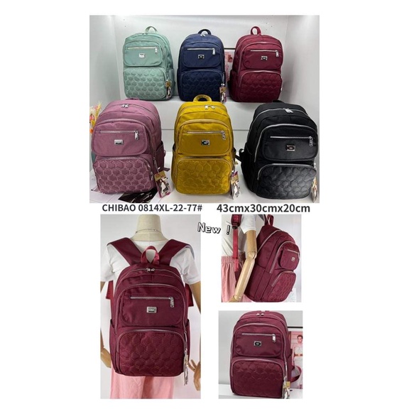 Tas Ransel Chibao 0814XL Bahan Kanvas. Tas Wanita Tas Ransel Wanita Import Tas Chibao Ransel Import BEST SELLER TERBARU BISA BAYAR DITEMPAT.!!!!