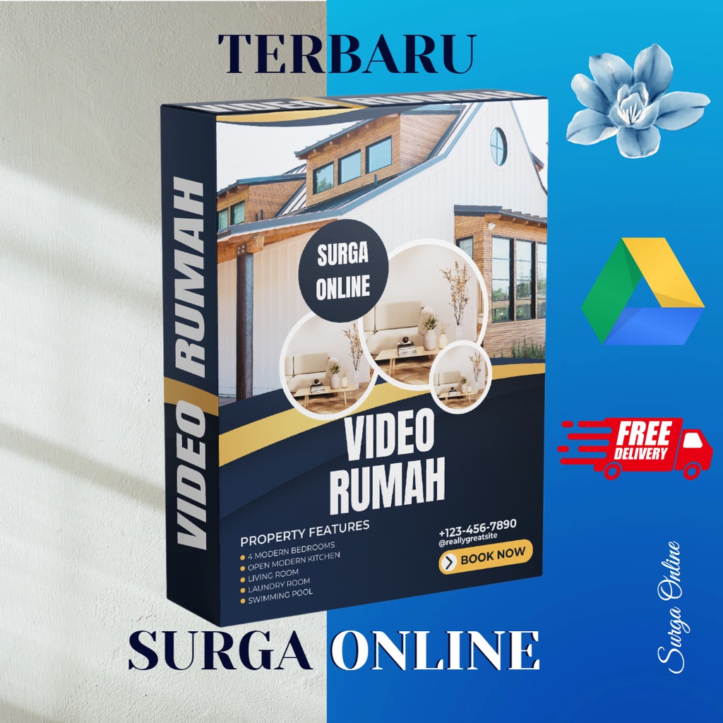 Video Konten Rumah 1800++ Video Siap Upload Sosial Media