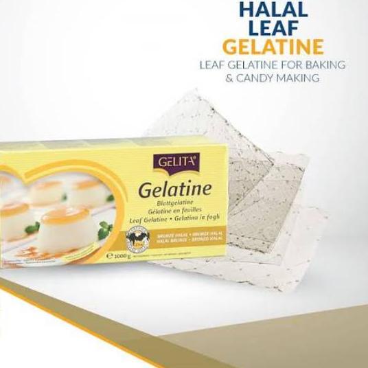

✲ 10 Lembar Gelatin Lembaran Halal / Gelatine Sheet Gelita Halal ◙