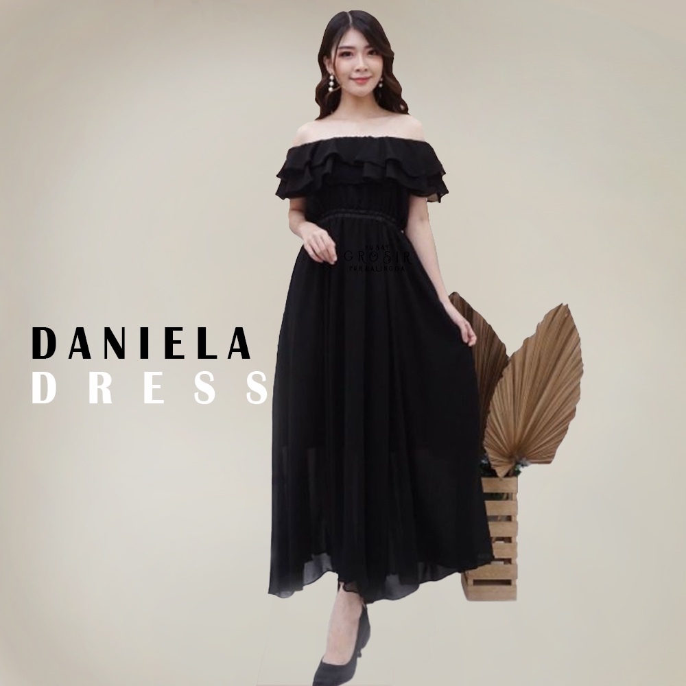 Daniela Maxi Dress Big Size Long Dress Sabrina Irise Party Dress kondangan Sabrina Korean Dres Sabri