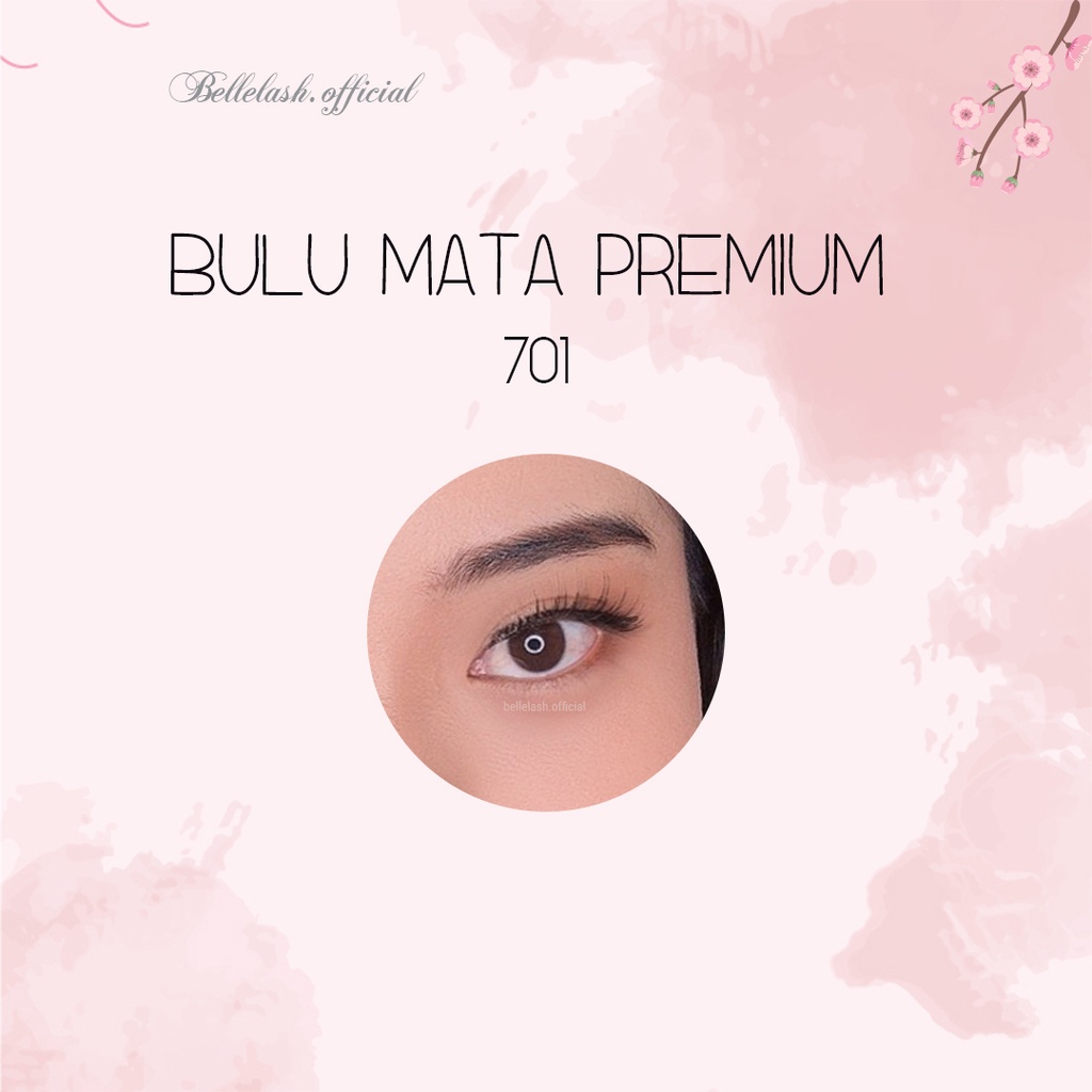 701 Bulu Mata Palsu Handmade Natural False Eyelash Eye Lashes Premium Series