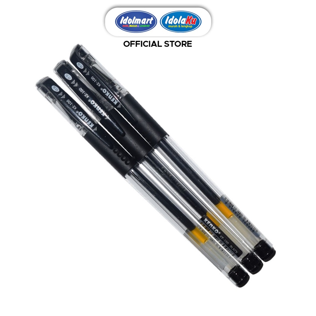 IDOLAKU Pulpen Kenko KE - 100 / 3pcs