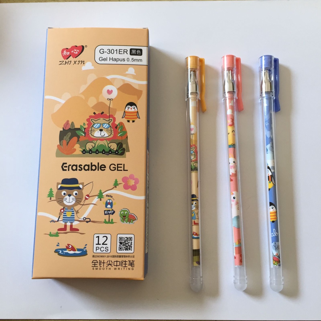 

Bolpen Gel Zhi Xin G-301ER Erasable / Bisa Dihapus