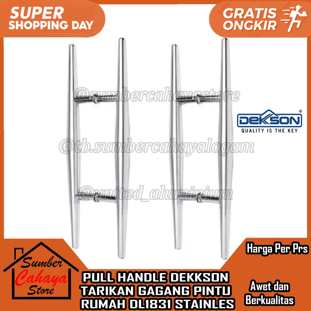 PEGANGAN TARIKAN GAGANG RUMAH PULL HANDLE DEKSON DEKKSON DL1831 HANDEL HENDEL PINTU TARIK MEWAH ELEG