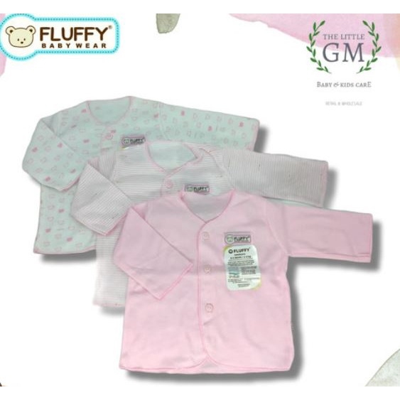 Baju bayi 0-3 bulan merk fluffy pink