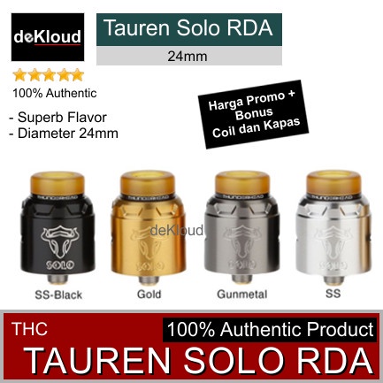 TAUREN SOLO RDA | 24mm | Single Coil 24