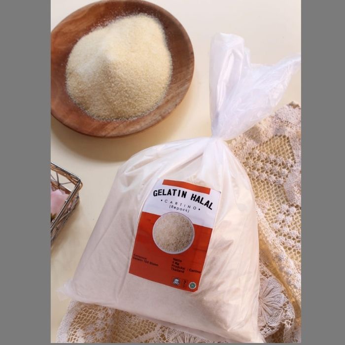 

Gelatin Halal MUI, Gelatin Thailand Mesh 30, Kiloan