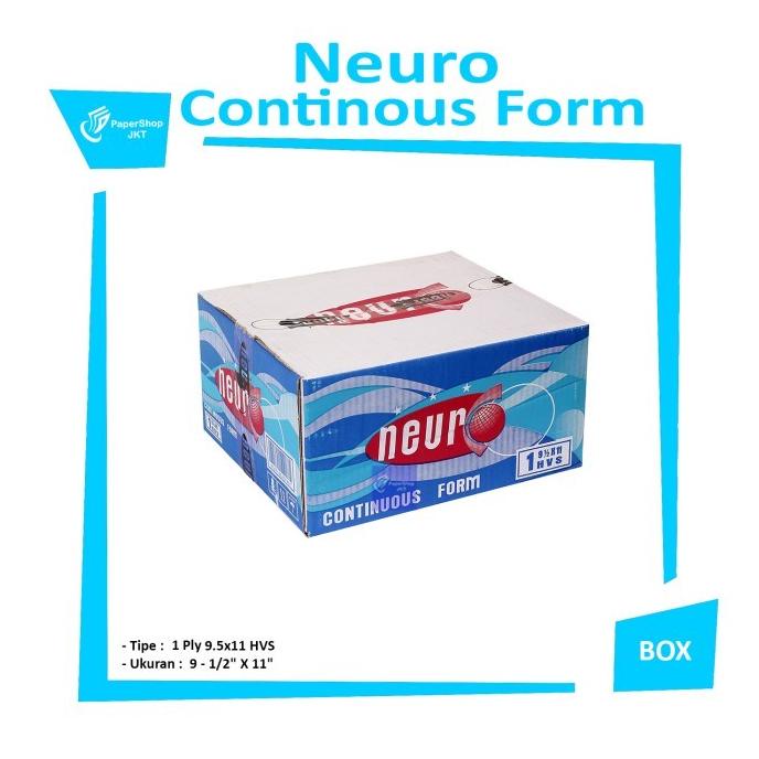 

Neuro - Continous Form 9 1/2 X 11 - 1 Ply - K 1 - Kertas Ncr