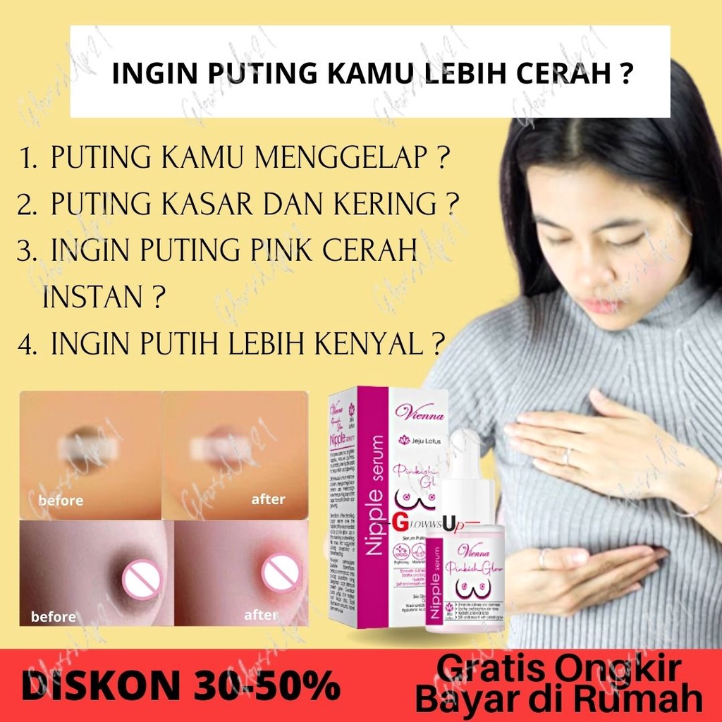 VIENNA PINKISH GLOW NIPPLE SERUM JEJU LOTUS 15ML- NIPPLE SERUM VIENNA