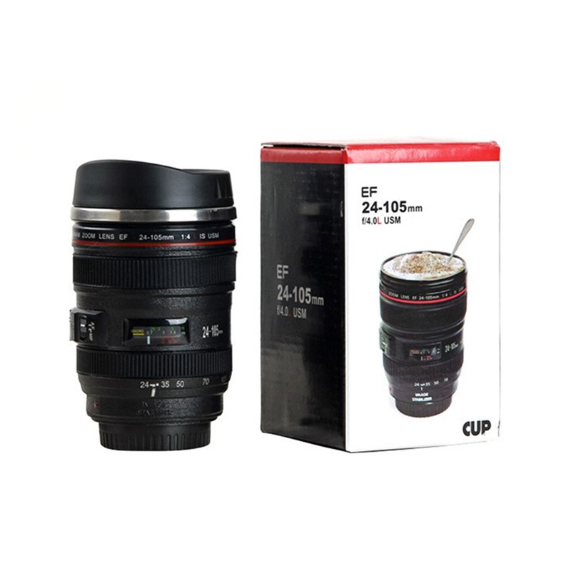 Mug Lensa CANON EF 24-105MM - Gelas Minum Bentuk Lensa Kamera - Bisa Panas &amp; Dingin