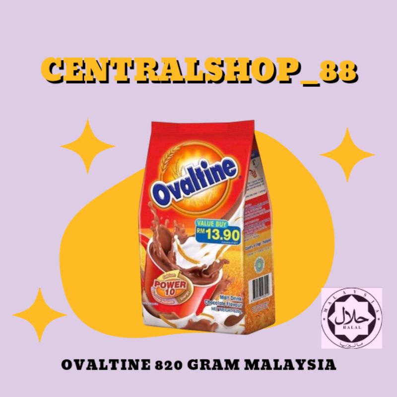 

Ovaltine Malaysia Minuman Bubuk Cokelat [900 gr]