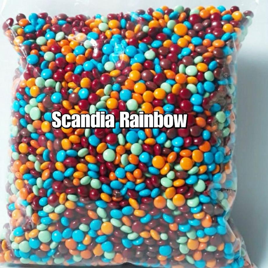 

◘ Coklat Rainbow Chacha Mini Scandia 1kg ✾