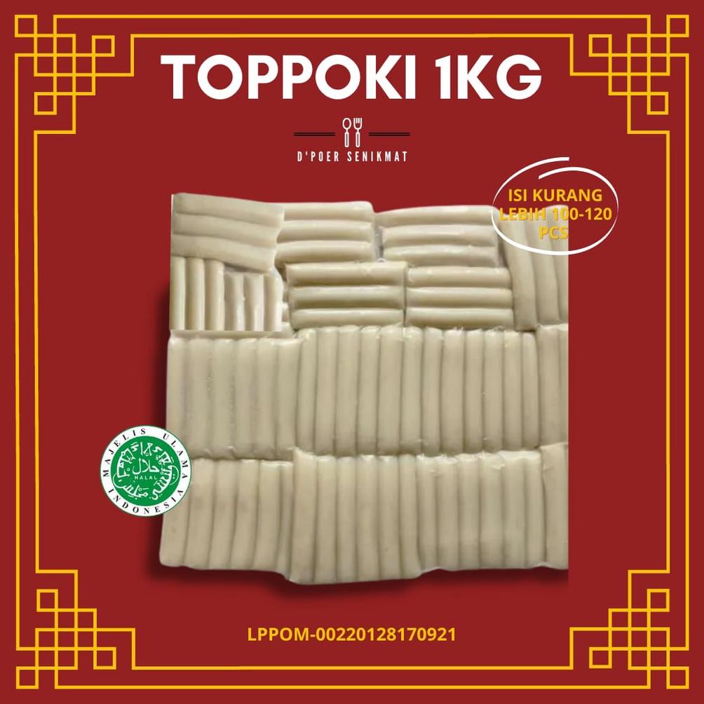 

>D2289) ⭐⭐⭐⭐⭐ TOPOKI 1 KG / Topokki / Teobokki / Tteokbokki / Rice Cake / Cemilan Korea Halal