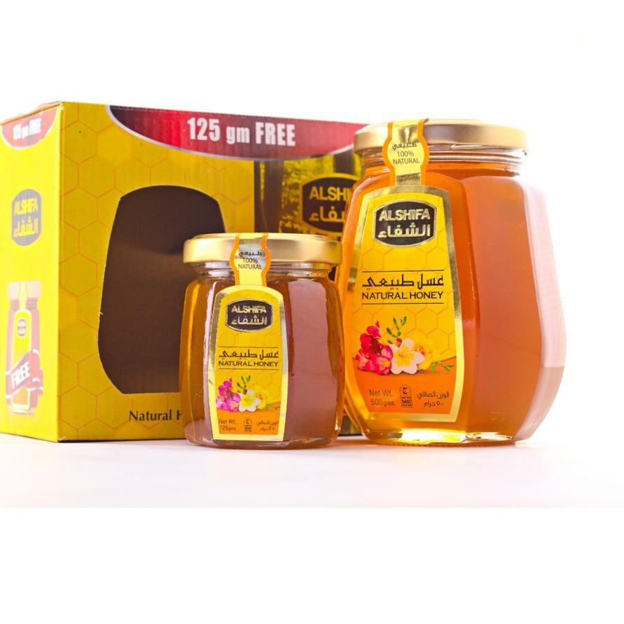 

☇ Arab Al Shifa 500gr Free 125gr / Alshifa 500 gr Free 125 gr Natural Honey ۝